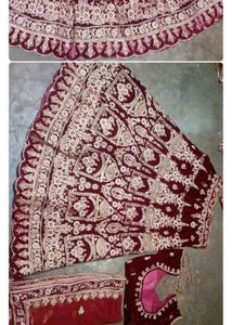 Red Embroidered Lehenga Choli