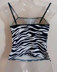 Animalier Square Neck Tank Top