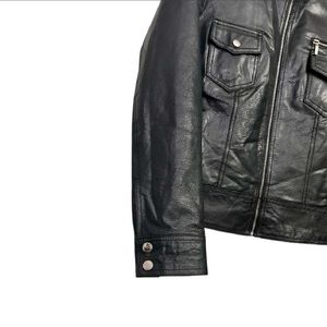 Cropped Leather Jacket women