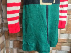 Elf Christmas Sweater Dress