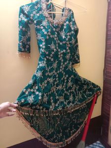 bottle green garara