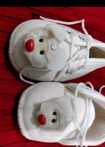 Infant White Booties