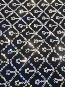 Elegant Black Sequin Saree