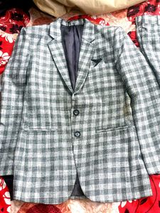 Checked Blazer