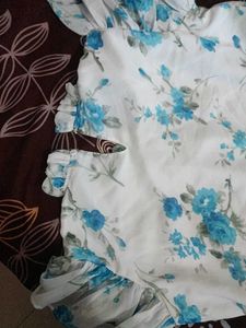 Floral Tiered Mini Dress