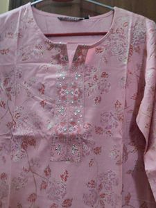 Melange Floral Embroide Kurta New With  TagT