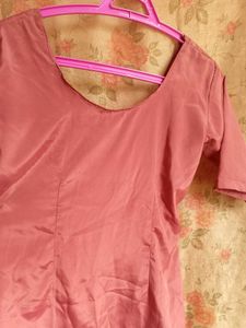 Pink sweetheart neck kurti! 🩷