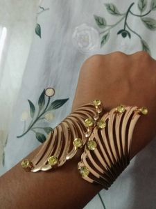 Statement Gold-Tone Cuff Bracelet