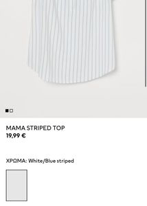 H&amp;M Striped Line Soft Tunic Top