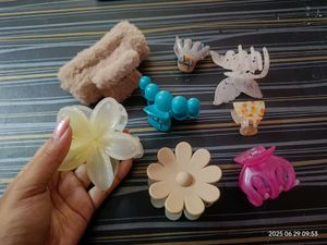 8 Different Style Claw Clips