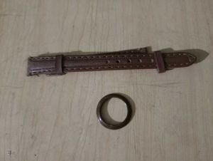 Small Watch Strips And Metal Circle Cover