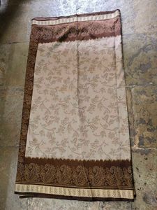 Elegant Brown &amp; Beige Saree