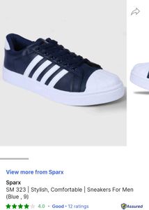 Sparx Blue Sneakers