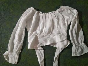 White Crop Top