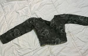 flower printed blouse