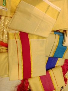 Onam Kerala Kasavu Saree