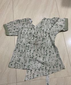 🤩 Printed Green White Coord Set 🤩