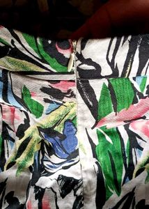 Multicolour Fish Cut Skirt❤💙