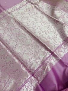 Lavender Silk Saree
