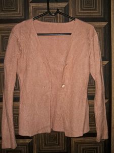 Peach Winter Sweater 🌸🪩