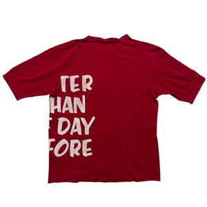Red Goku Printed oversized T-shirt