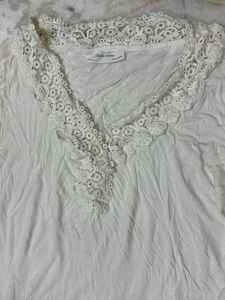 Simply Beautiful Off White Zara Dress