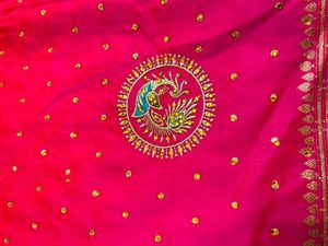 bridal shalu Saree