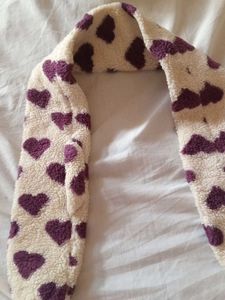Heart Print Kids Scarf