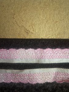 Pink Lace Trim