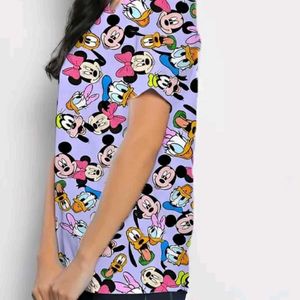 Disney Cartoon Print Top