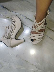 Stylish White Heels