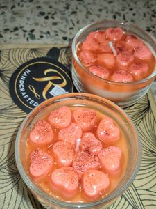 Heart Sented Bowl Candle