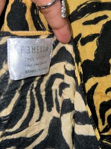 Zebra Print Scarf