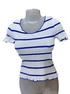 Cotton Printed Fancy Girls Top, White