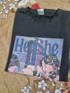 New Without Tag Graphic Print Tee