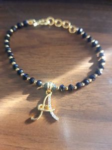 Braclelet With Stone Studded Initials