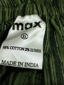 Max Green Printed Palazzo (Women)