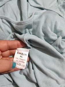 Light Sea Blue Stylish Top Cut-Out For 36 Bust