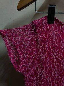 Pink Lace Dress