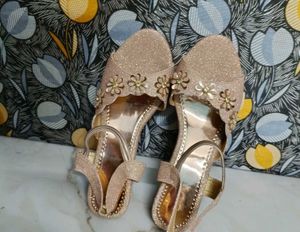 Sparkly Gold Flats