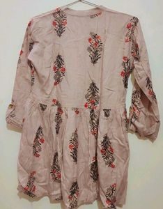 Tan Color Cotton Top For Girl Or Woman 30 Bust