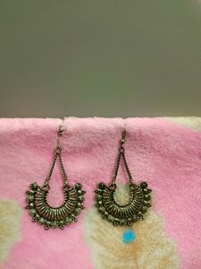 Silver/Oxidised Earrings,