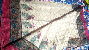 Excellent Condition Peacock Printed Saree