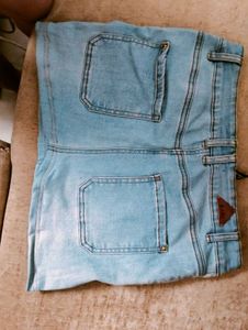 KAZO Denim Mini Skirt