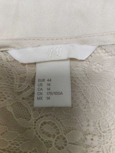 Combo Of Two Beige Satin Sleevless Tops