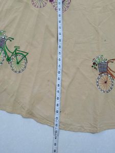 Fabric Colour Printed Beautiful Gaun