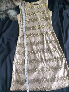 Nude Sequence Bodycon Dress