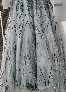 Black Nd Grey Gown