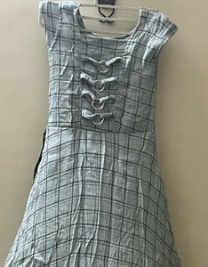 Checked Casual Dress