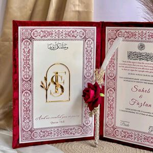 Elegant Velvet Nikahnama